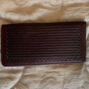 M&F tooled leather wallet